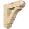 Ekena Millwork Balboa Arts and Crafts Rough Sawn Bracket w/ Offset Brace, Douglas Fir, 8"W x 28"D x 28"H BKT0806X28X28BOA03RDF - alternate 1